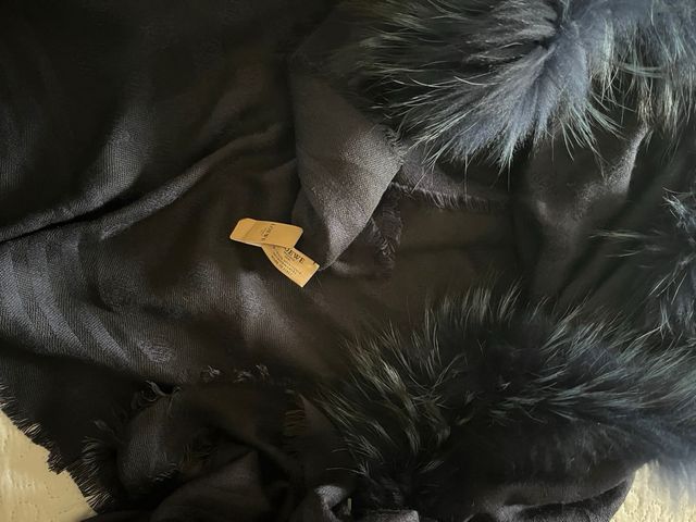 REBAJA!!! Capa Poncho LOEWE Lana y Pelo Auténtica