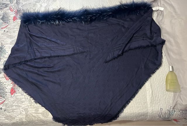 REBAJA!!! Capa Poncho LOEWE Lana y Pelo Auténtica