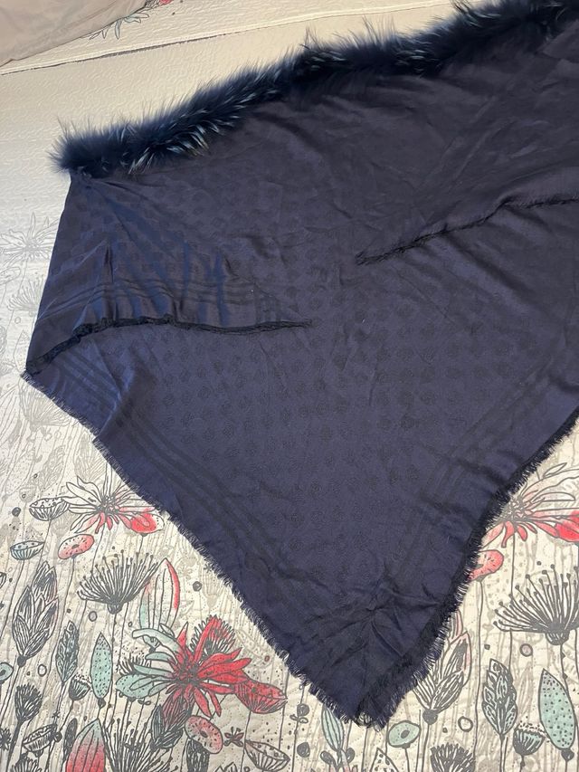 REBAJA!!! Capa Poncho LOEWE Lana y Pelo Auténtica