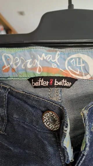 Vaqueros Desigual Mujer Talla S/34