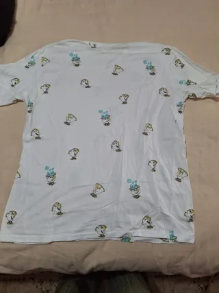 Camiseta Disney Blanca Estampada 