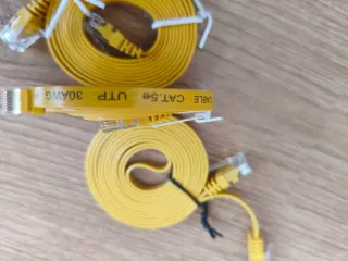 3 Cables de Red CAT5e UTP Amarillo