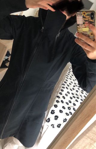 Abrigo Columbia Negro Mujer