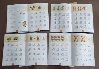 Lote 11 Cuadernos para Sumar, Restar y Multiplicar