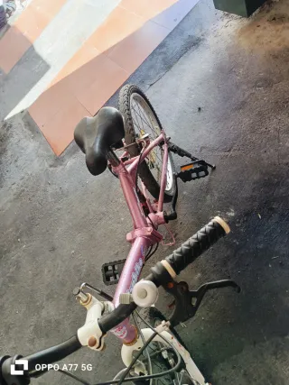 Bicicleta Plegable Rosa