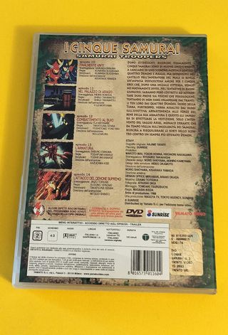 I Cinque Samurai DVD - La Serie TV vol.3