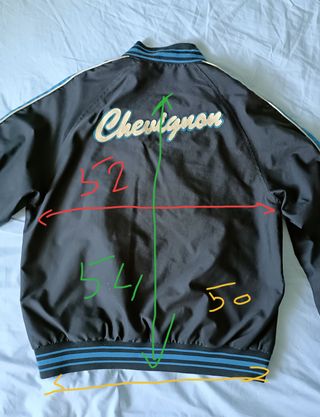 Chaqueta Chevignon Negra y Azul Talla M/L