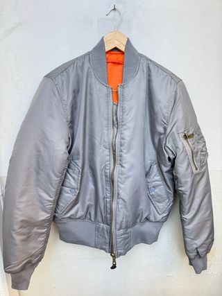 Chaqueta Bomber Gris Nueva