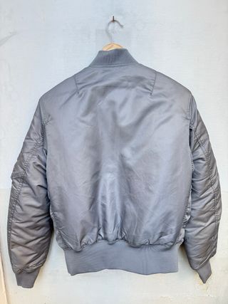 Chaqueta Bomber Gris Nueva