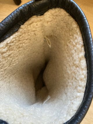 Botas cuero altas Zara