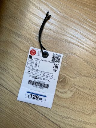 Botas cuero altas Zara