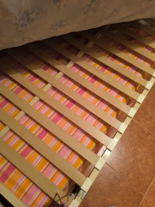 Cabezal cama de forja decorado