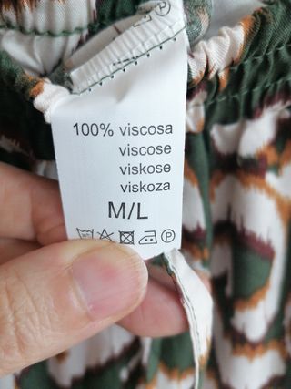 Pantalón fluido estampado