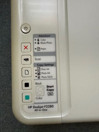 Impresora Escáner Copiadora HP Beige/Gris