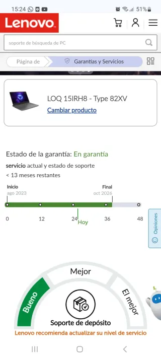 BLACK WEEK! Portátil Lenovo LOQ 15IRH8