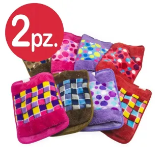 2XBORSA ACQUA CALDA Scaldino Elettrico Scalda Mani