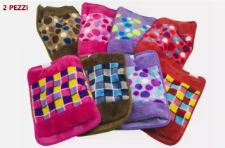 2XBORSA ACQUA CALDA Scaldino Elettrico Scalda Mani