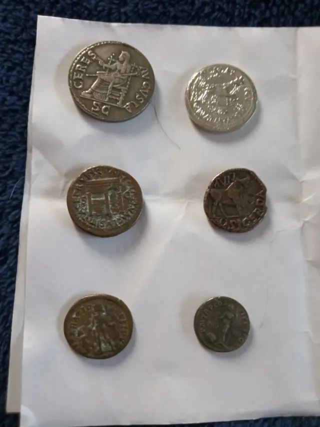 Lote Reproducciones Monedas Romanas