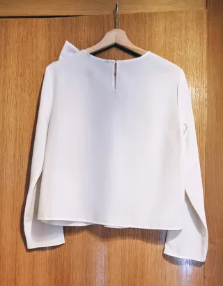 Blusa Zara lazo hombro T.M