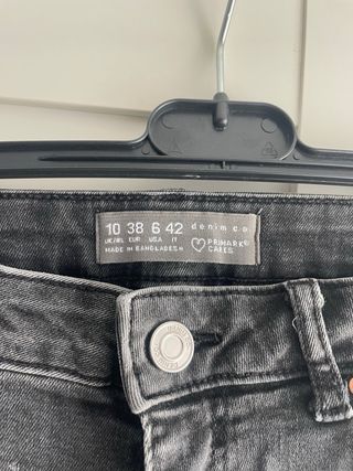 Vaqueros pitillo Primark talla 38