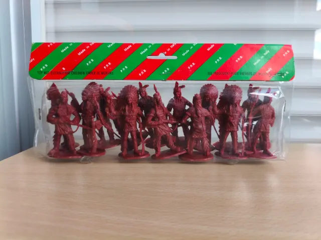 Soldatini PRB indiani, 15 pezzi, mai aperti