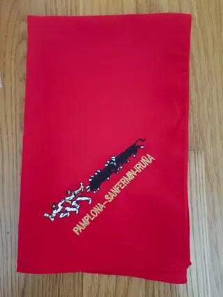 Pañuelo San Fermín Pamplona Rojo