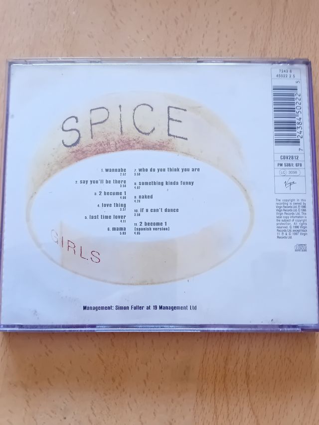 CD Spice Girls Edizione Limitata Commemorativa
