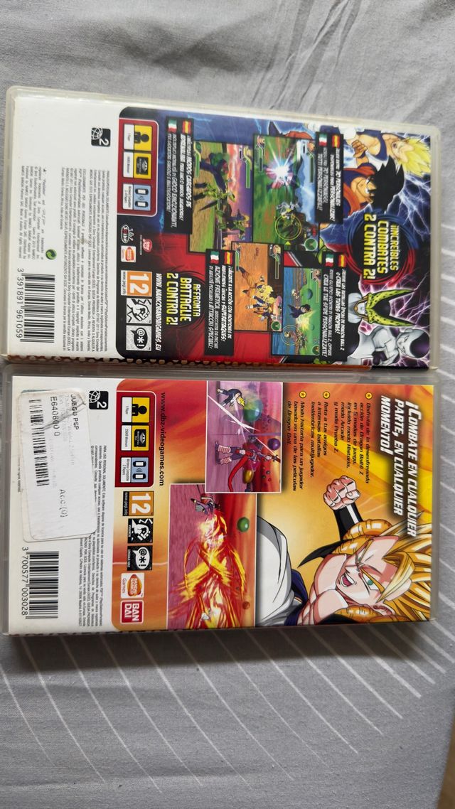 Juegos PSP Dragon Ball Z: Tenkaichi Tag Team y Shi