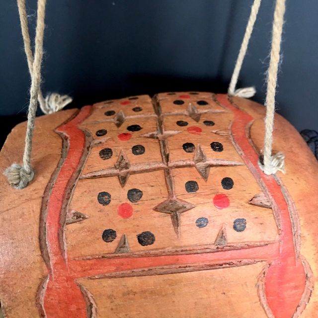 Marioneta Elefante Madera Tallada