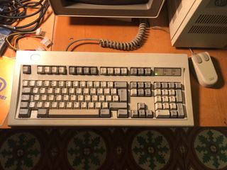 IBM PS/2 8565 con teclado y ratón originales