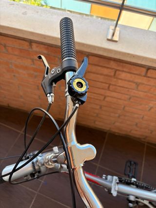 Bicicleta Plegable Urbana color plateado