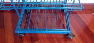 Expositor Metálico Azul