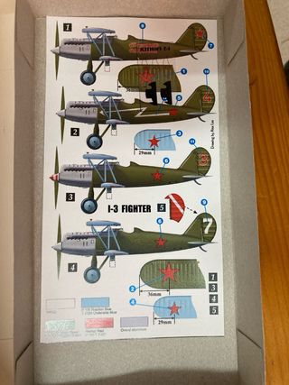 Maqueta Avión Polikarpov I-3 Resina 1/48