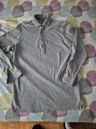 Polo manga larga Alvaro Moreno verde militar