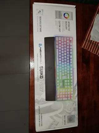 Teclado Newskill Suiko Ivory RGB Switch Brown