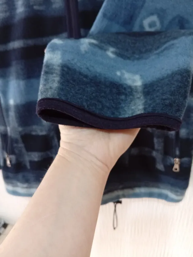 Felpa in pile Invicta blu e nera Taglia XL 