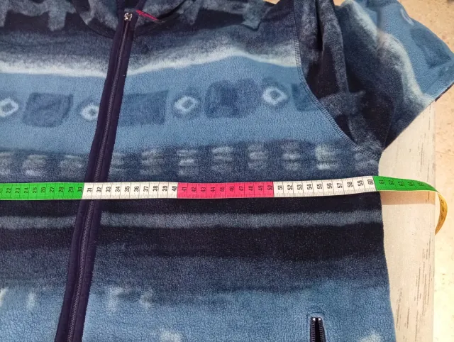 Felpa in pile Invicta blu e nera Taglia XL 