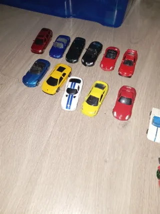 Collezione di auto in scala