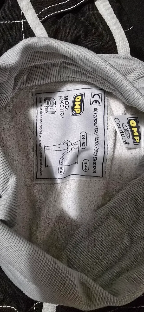 Tuta Go-Kart CIK FIA taglia 44