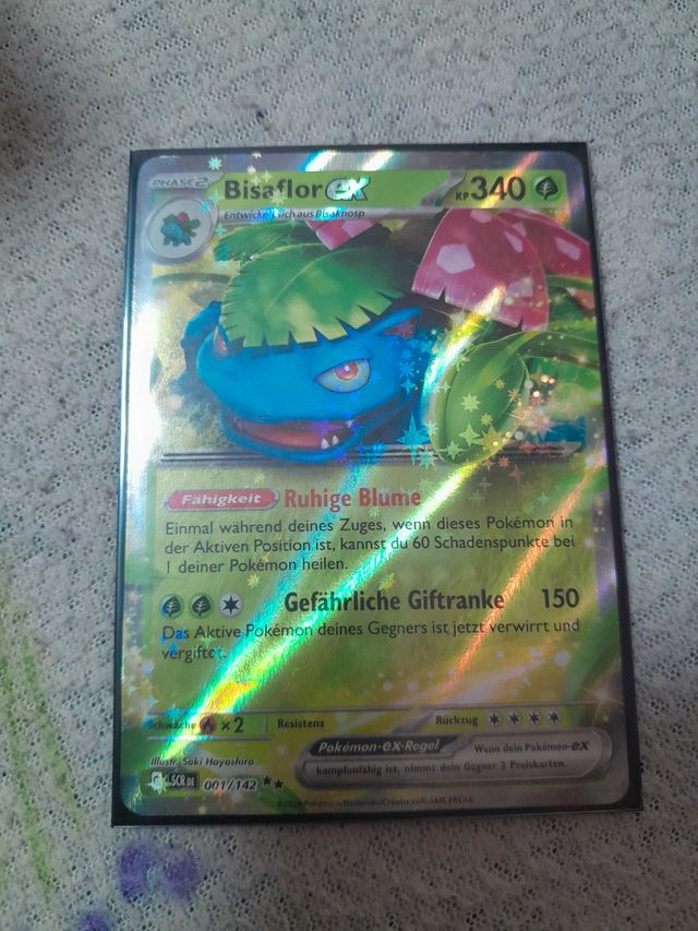Carta Pokémon Bisaflor EX 001/142 Italiano