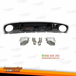Difusor Trasero Audi A4 B8 4P / Avant 12-15 Look