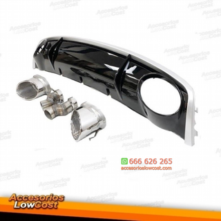 Difusor Trasero Audi A4 B8 4P / Avant 12-15 Look