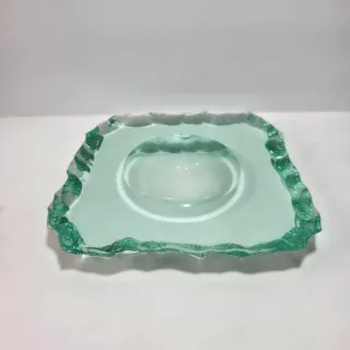 Posacenere in vetro Scalpellato 1950 Fontana Arte