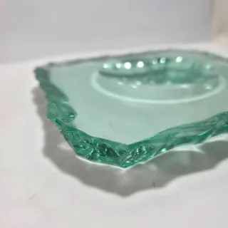 Posacenere in vetro Scalpellato 1950 Fontana Arte