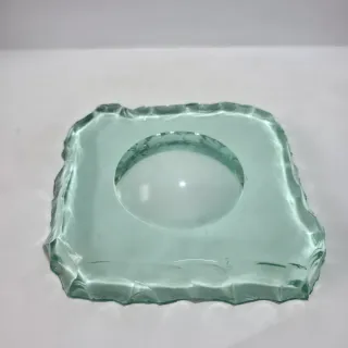 Posacenere in vetro Scalpellato 1950 Fontana Arte