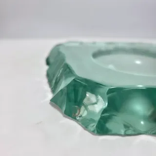 Posacenere in vetro Scalpellato 1950 Fontana Arte
