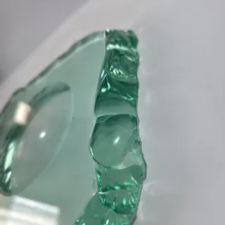 Posacenere in vetro Scalpellato 1950 Fontana Arte