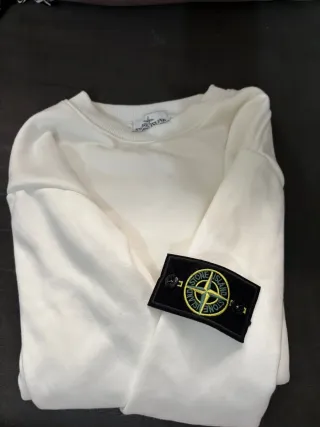 Sudadera Stone Island Blanca