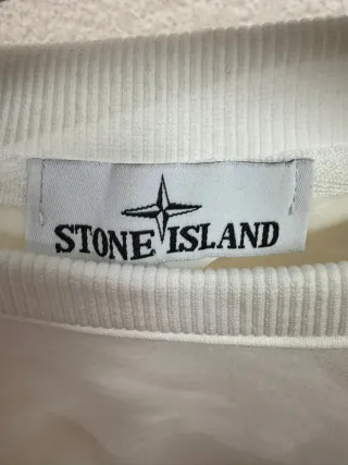 Sudadera Stone Island Blanca