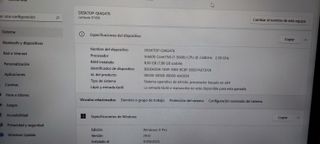 Portátil Dell Core i7 8GB RAM 1TB HDD